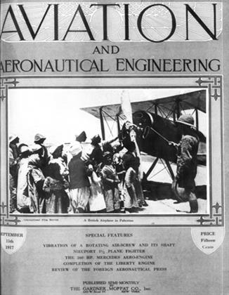 Aviation and Aeronautical Engineering, Page: 213 - SEPTEMBER 15th 1917 | Aviation Week