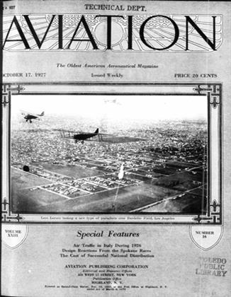 AVIATION, Page: 925 - OCTOBER 17, 1927 | Aviation Week