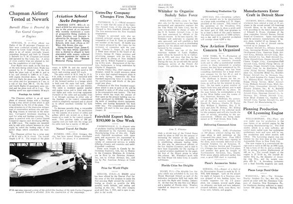 Manufacturers Enter Craft in Detroit Show, Page: 171 - JANUARY 19, 1929 | Aviation Week