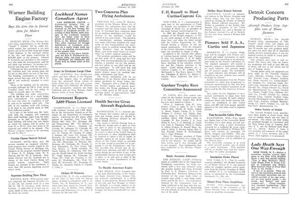 Test Invincible Cabin Plane, Page: 485 - FEBRUARY 16, 1929 | Aviation Week
