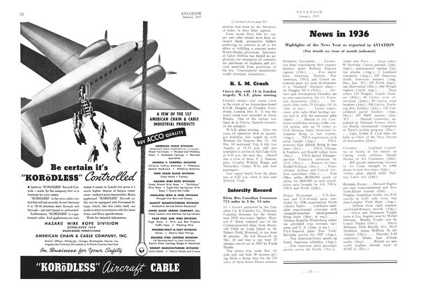 News in 1936, Page: 53 - JANUARY, 1937 | Aviation Week