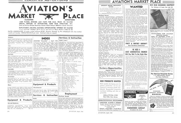 Aviation's Market Place, Page: 270 - APRIL 1942 | Aviation Week