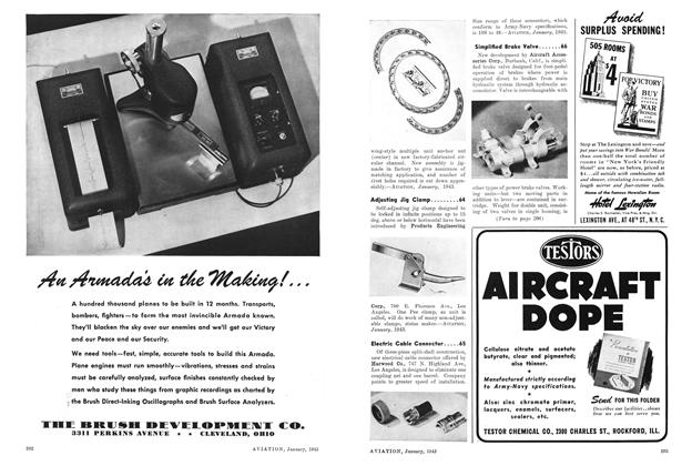 The Brush Development Co., Page: 202 - JAN. 1943 | Aviation Week