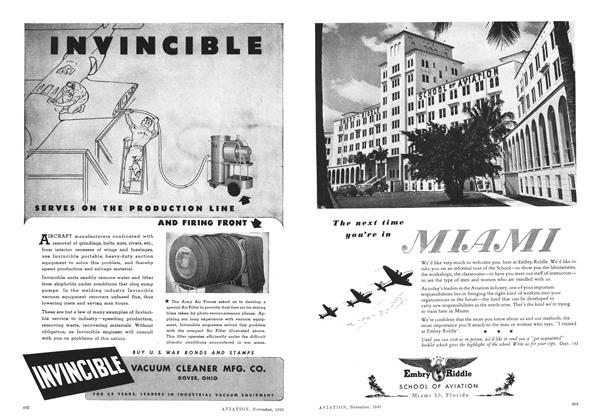 Advertisements, Page: 402 - NOVEMBER 1943 | Aviation Week