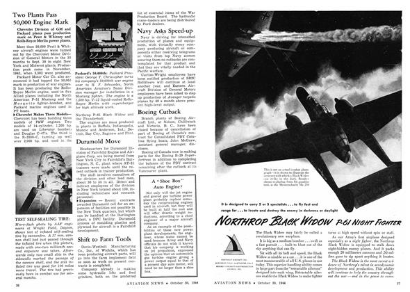 Boeing Cutback, Page: 36 - OCTOBER 30, 1944 | Aviation Week