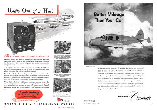 Bellanca Aircraft Corporation, Page: 87 - AUGUST 1945 | Aviation Week