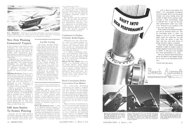 New Firm Planning Commercial ’copters, Page: 24 - MARCH 4, 1946 | Aviation Week