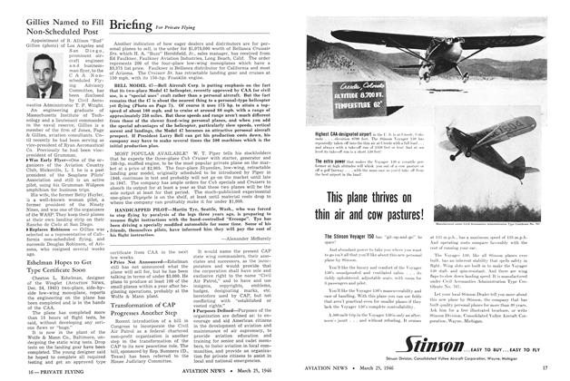 Briefing for Private Flying, Page: 16 - MARCH 25, 1946 | Aviation Week