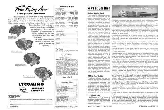 Advertisements, Page: 4 - MAY 6, 1946 | Aviation Week