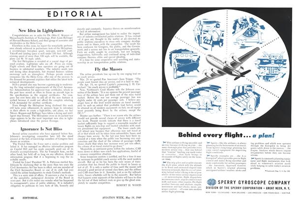 New Idea in Lightplanes, Page: 66 - MAY 16, 1949 | Aviation Week