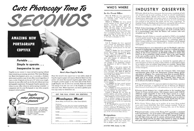 Who's Where, Page: 11 - OCT. 13, 1952 | Aviation Week