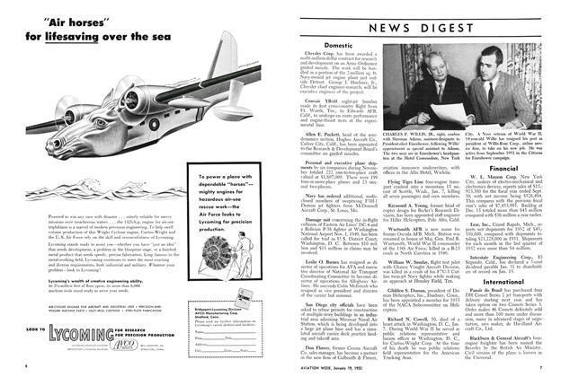 News Digest, Page: 7 - JAN. 19, 1953 | Aviation Week