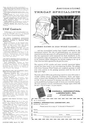 Usaf Contracts, Page: 127 - March 18, 1957 | Aviation Week
