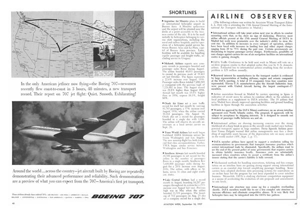 Boeing: Boeing 707, Page: 48 - September 16, 1957 | Aviation Week