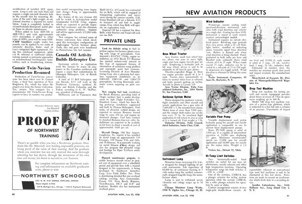 Private Lines, Page: 80 - June 23, 1958 | Aviation Week