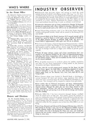 Who's Where, Page: 23 - September 7, 1959 | Aviation Week