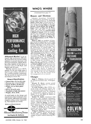 Who's Where, Page: 103 - October 24, 1960 | Aviation Week