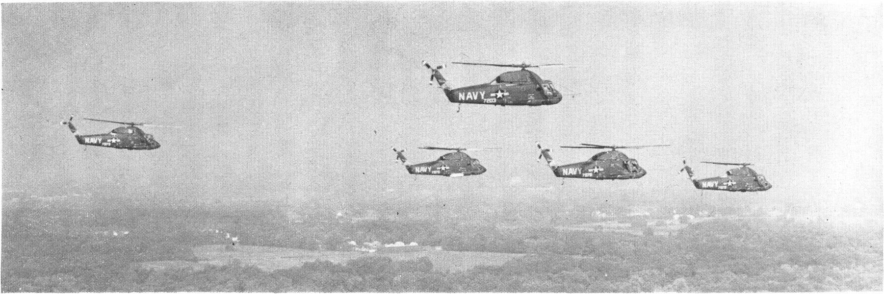 Five of Nine Hu2k-1s in Flight Status Fly Formation, Page:  - October 16, 1961 | Aviation Week