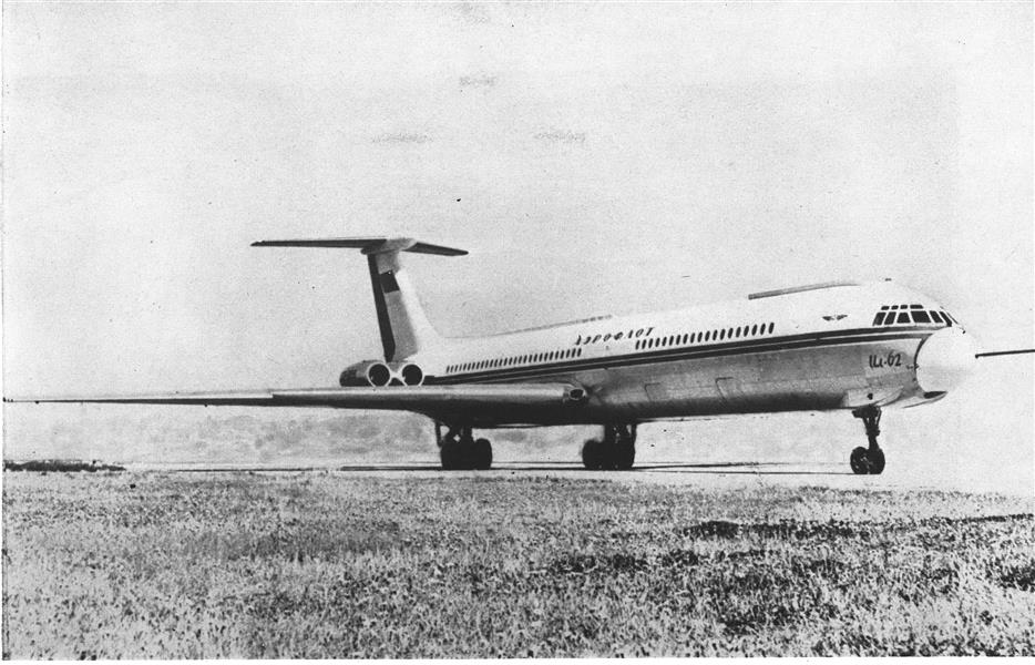 Soviet Il-62 Transport Has Sawtooth Leading Edge, Page:  - October 15, 1962 | Aviation Week