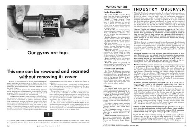 Industry Observer, Page: 71 - June 14, 1965 | Aviation Week
