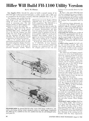 Hiller Will Build Fh-1100 Utility Version, Page: 80 - August 2, 1965 | Aviation Week