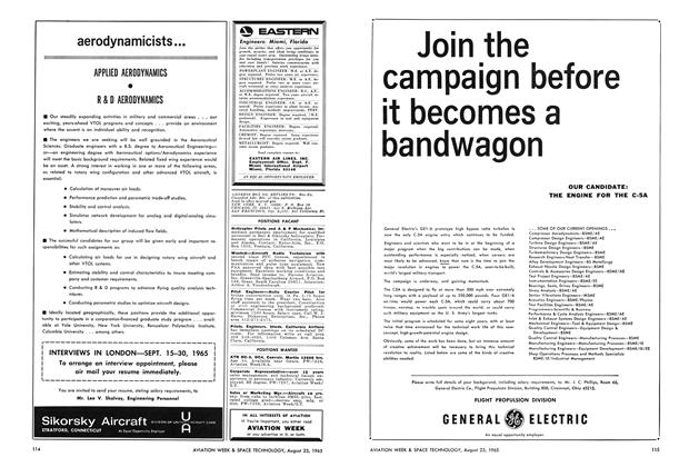 General Electric Co., Page: 115 - August 23, 1965 | Aviation Week