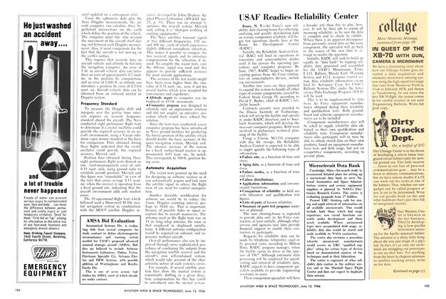 Amsa Bid Evaluation, Page: 104 - June 13, 1966 | Aviation Week