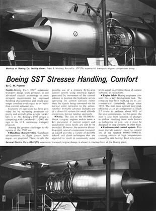 Boeing SST Stresses Handling, Comfort, Page: 39 - October 17, 1966 | Aviation Week