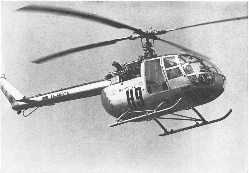 Boelkow Flight Testing Prototypes of Rigid-rotor Bo-105, Page:  - June 26, 1967 | Aviation Week