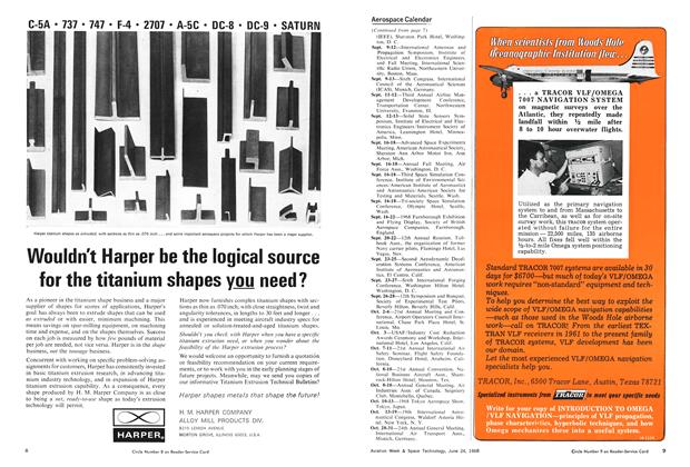 H. M. HARPER COMPANY, Page: 8 - June 24, 1968 | Aviation Week