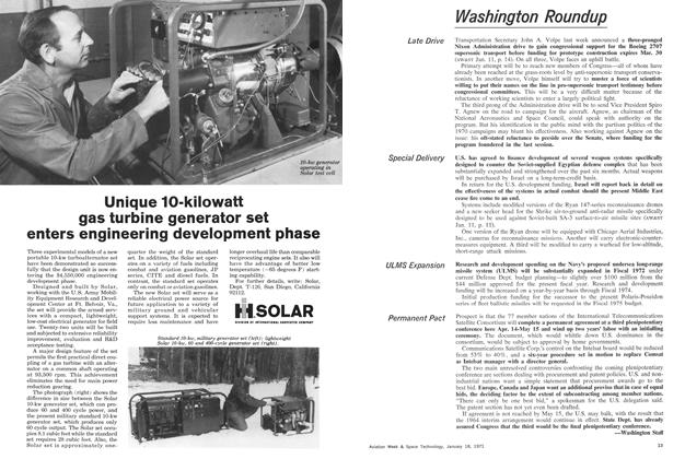 Washington Roundup, Page: 13 - January 18, 1971 | Aviation Week