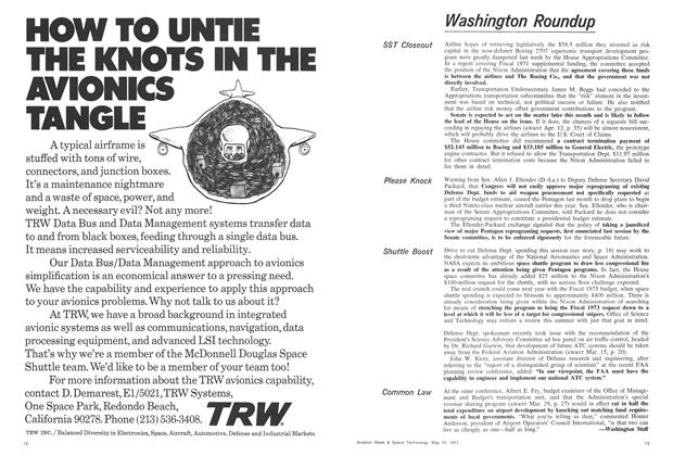 Washington Roundup, Page: 13 - May 10, 1971 | Aviation Week