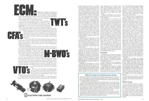 Advertisements, Page: 72 - February 21, 1972 | Aviation Week