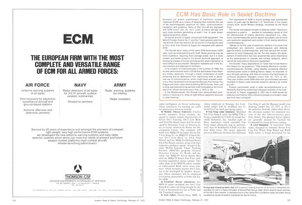 ECM Has Basic Role in Soviet Doctrine, Page: 103 - February 21, 1972 | Aviation Week