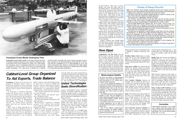 Correction, Page: 23 - May 8, 1978 | Aviation Week