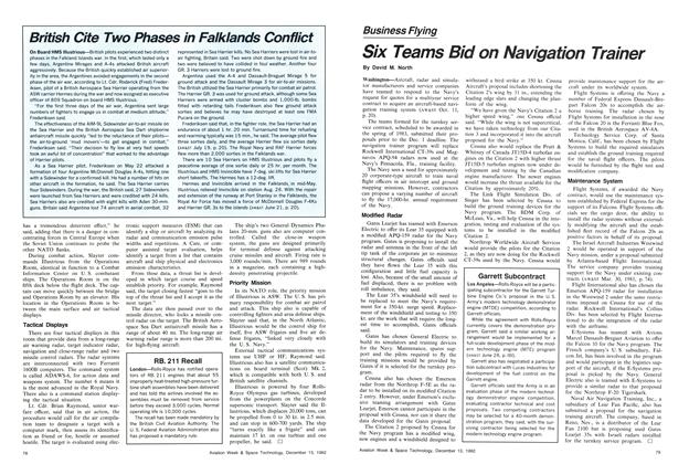 British Cite Two Phases in Falklands Conflict, Page: 78 - December 13, 1982 | Aviation Week