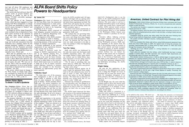 Dalmo Victor Signs To Build T/CAS-2 Systems, Page: 32 - December 3, 1984 | Aviation Week