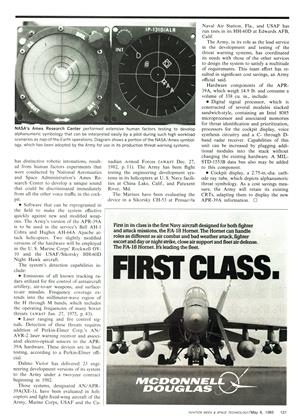 Digital Threat Warning System Completes Tests, Nears Army Contract, Page: 121 - MAY 6, 1985 | Aviation Week
