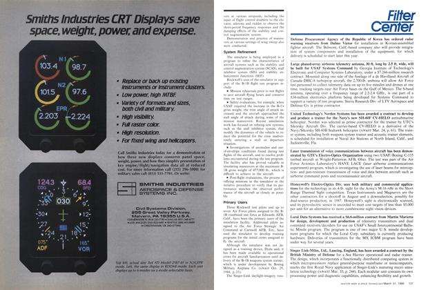 Filter Center, Page: 137 - MARCH 31, 1986 | Aviation Week