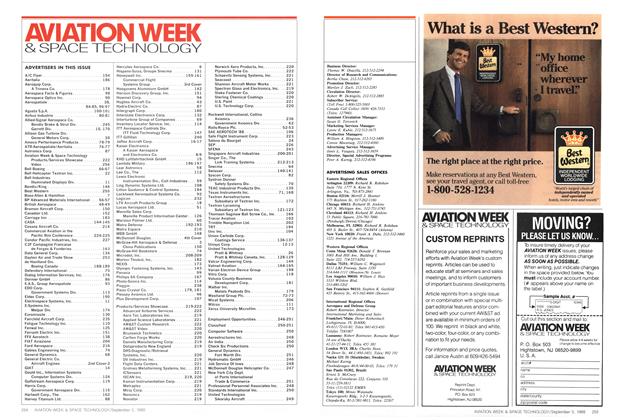 Advertisement, Page: 254 - SEPTEMBER 5, 1988 | Aviation Week