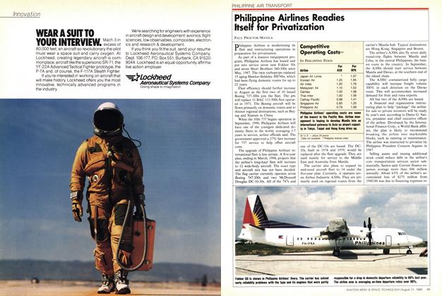 Lockheed Aeronautical Systems Company, Page: 98 - AUGUST 21, 1989 | Aviation Week