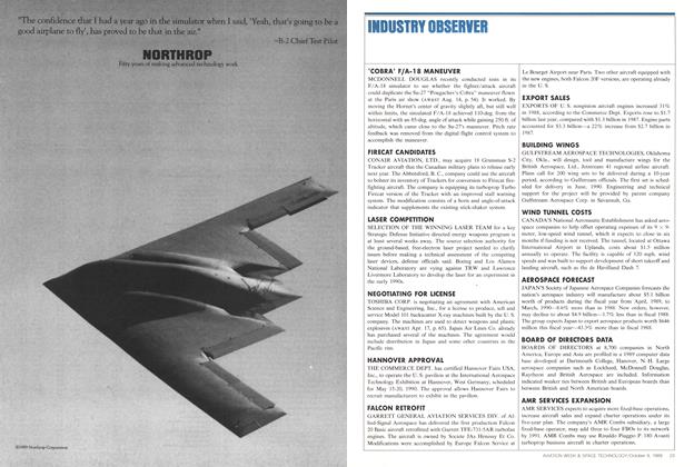 Northrop Corporation, Page: 22 - OCTOBER 9, 1989 | Aviation Week