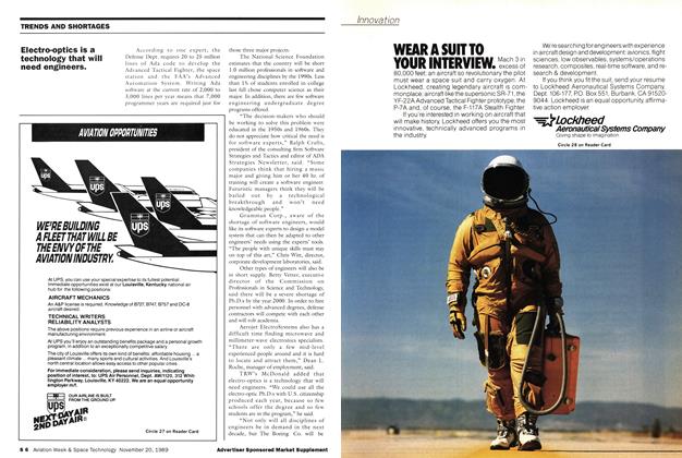 Lockheed Aeronautical Systems Company, Page: S7 - NOVEMBER 20, 1989 | Aviation Week