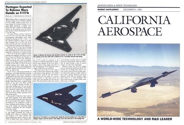 Pentagon Expected to Release More Details on F-117a, Page: 42 - DECEMBER 4, 1989 | Aviation Week