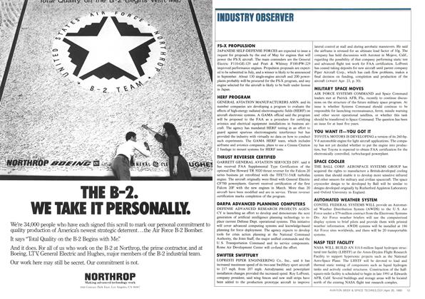 NORTHROP, Page: 12 - APRIL 30, 1990 | Aviation Week