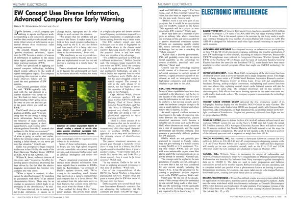 ELECTRONIC INTELLIGENCE, Page: 95 - NOVEMBER 5, 1990 | Aviation Week