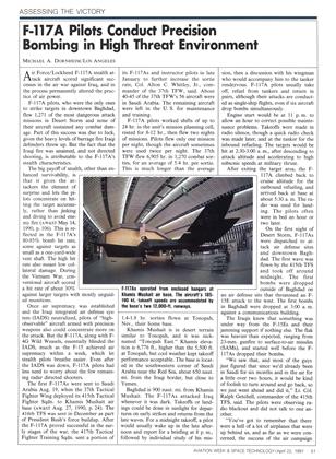F-117a Pilots Conduct Precision Bombing in High Threat Environment, Page: 51 - APRIL 22, 1991 | Aviation Week