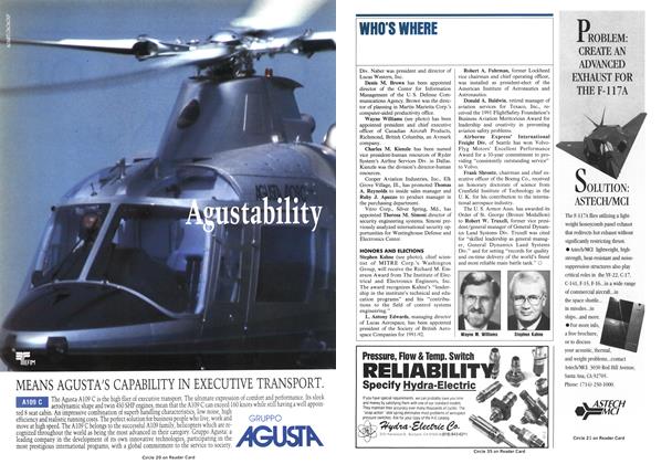 Astech Mci, Page: 21 - AUGUST 12, 1991 | Aviation Week