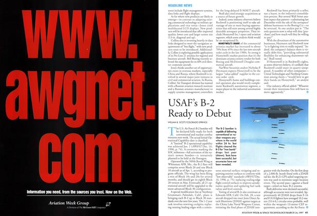 USAF s B-2 Ready to Debut, Page: 41 - MARCH 24, 1997 | Aviation Week