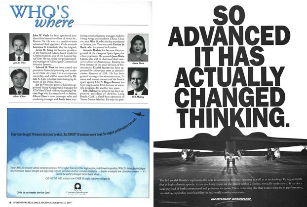 Northrop Grumman Corporation: B-2 Stealth Bomber, Page: 17 - JUNE 16, 1997 | Aviation Week